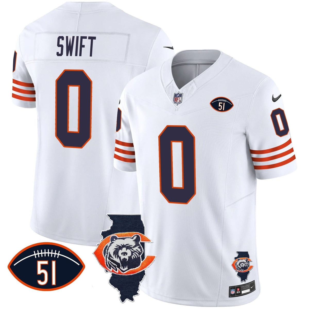 CHI Throwback Illinois Patch Vapor Jersey