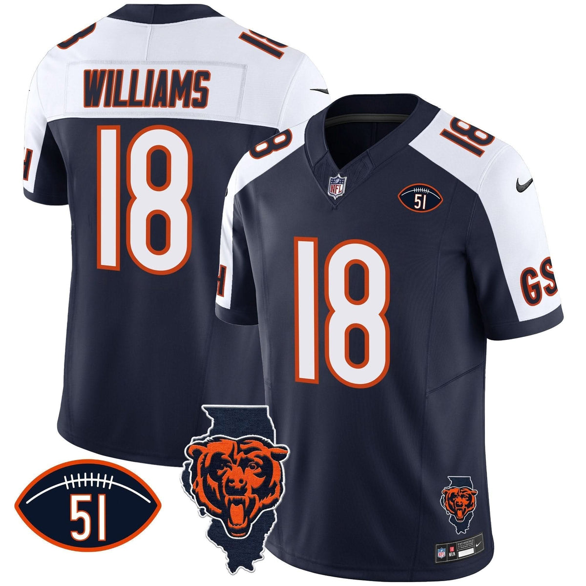 CHI Illinois Patch Vapor Jersey