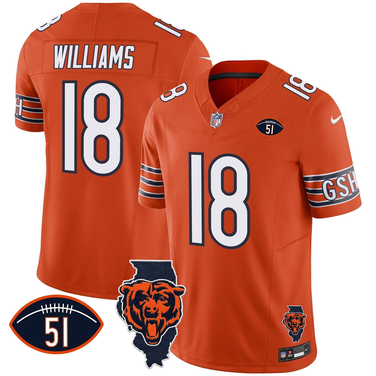 CHI Illinois Patch Vapor Jersey