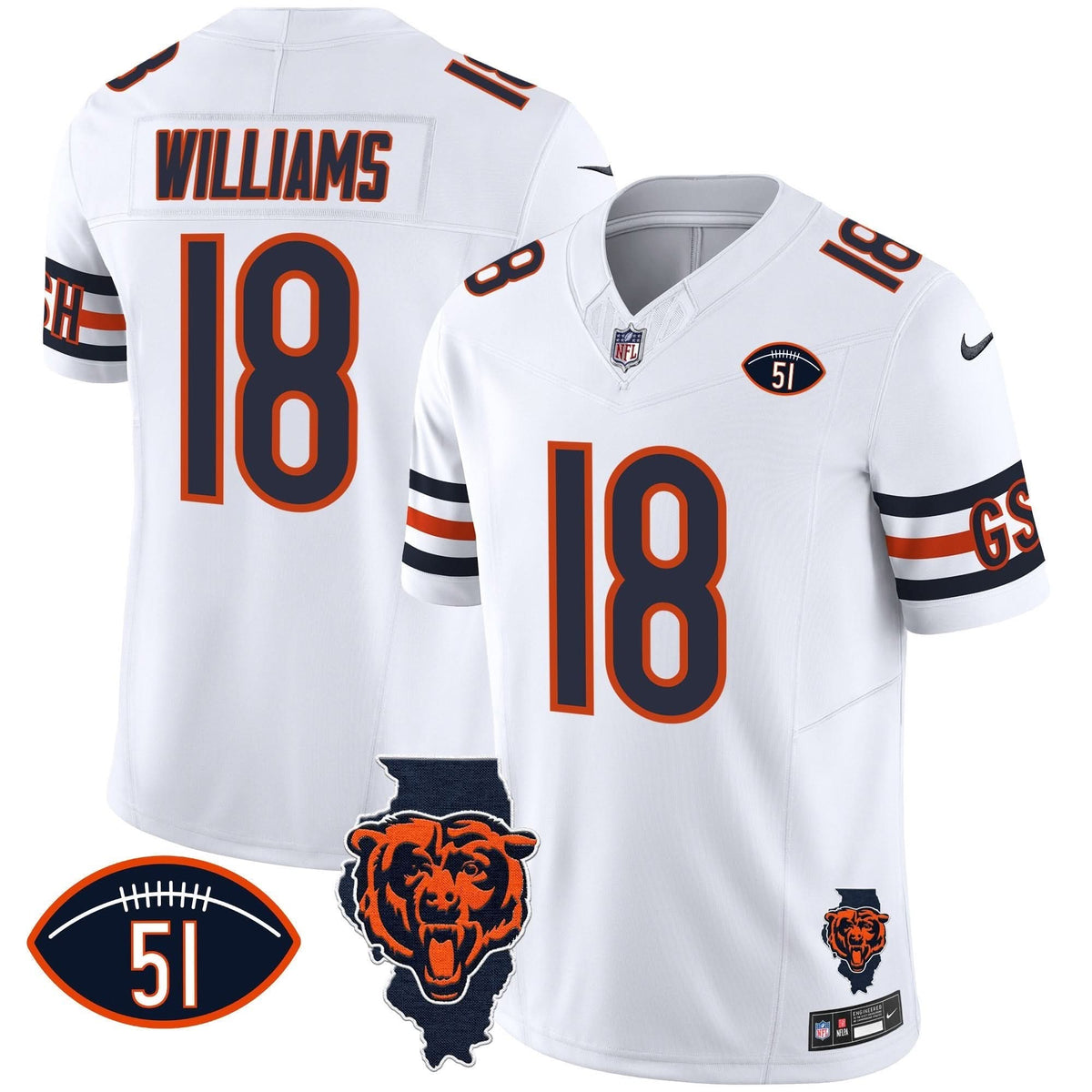 CHI Illinois Patch Vapor Jersey