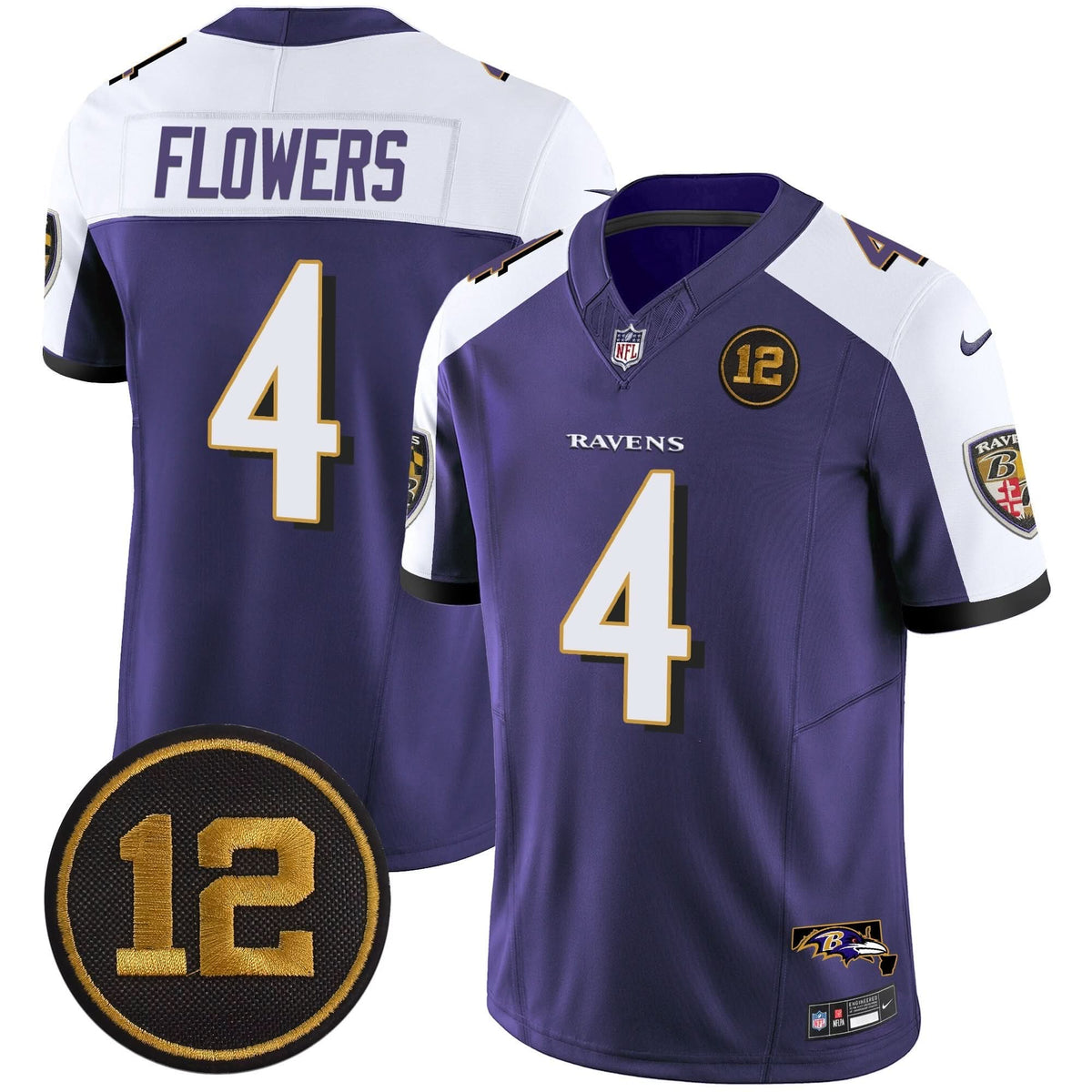 BAL Jacoby Jones Patch Vapor Limited Jersey