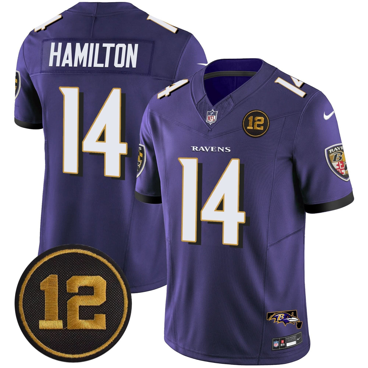BAL Jacoby Jones Patch Vapor Limited Jersey