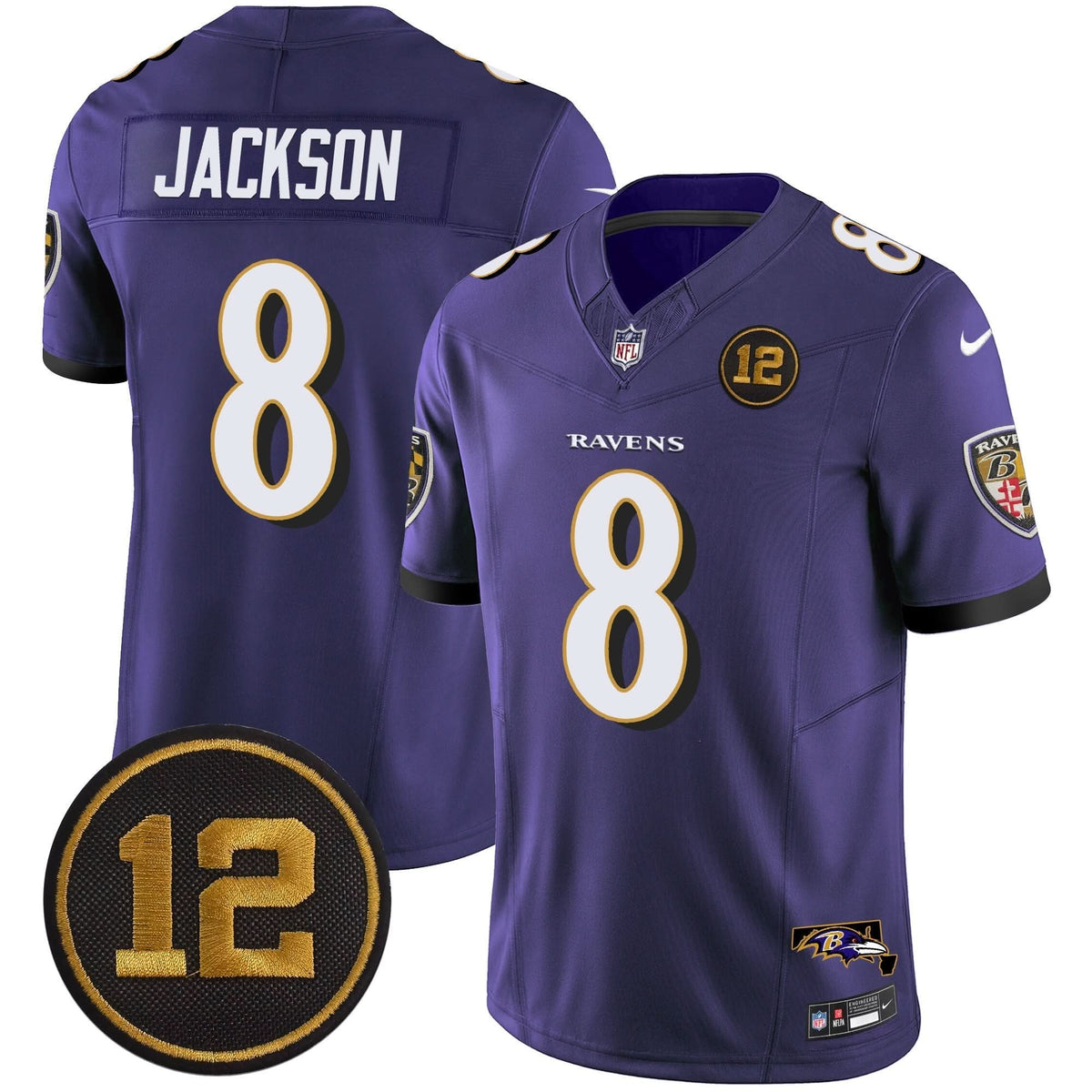 BAL Jacoby Jones Patch Vapor Limited Jersey
