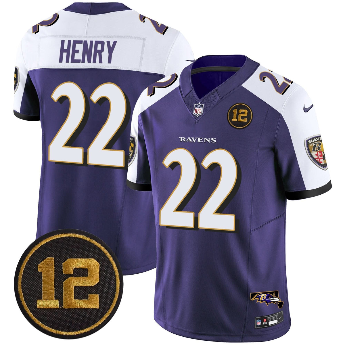 BAL Jacoby Jones Patch Vapor Limited Jersey