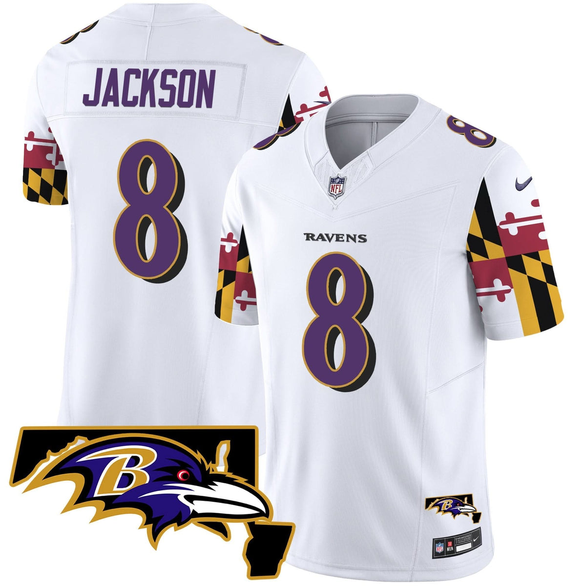 BAL Maryland Flag Vapor Limited Jersey V2