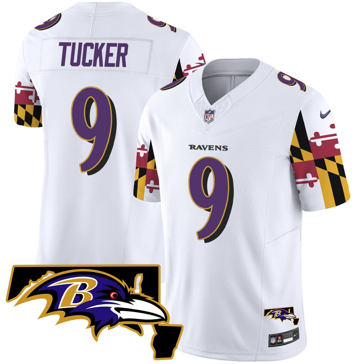 BAL Maryland Flag Vapor Limited Jersey V2