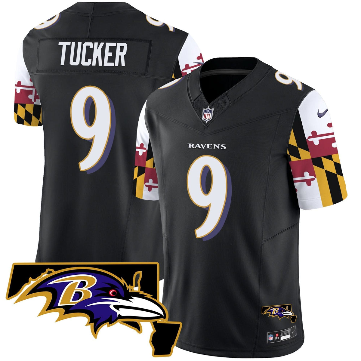 BAL Maryland Flag Vapor Limited Jersey V2