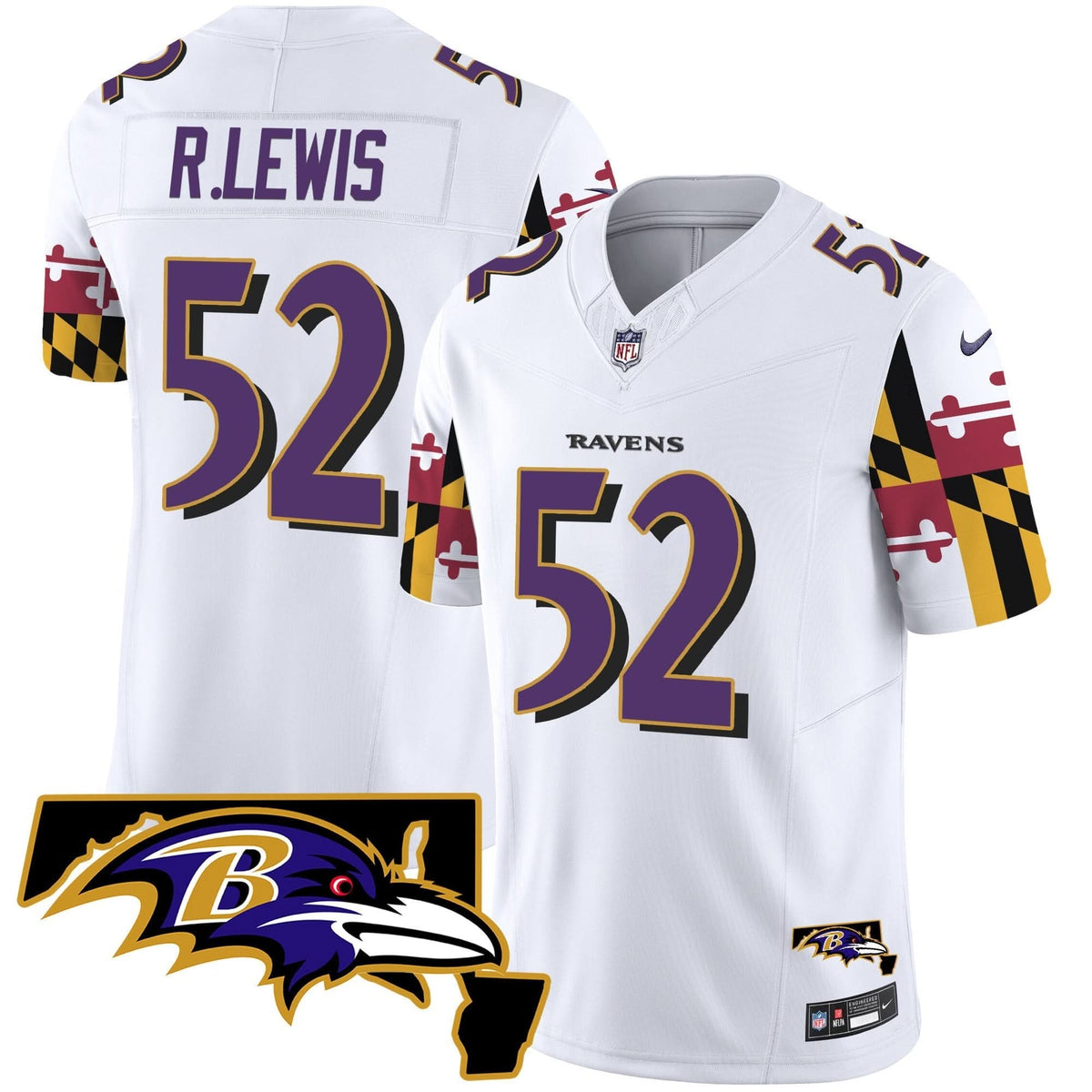 BAL Maryland Flag Vapor Limited Jersey V2