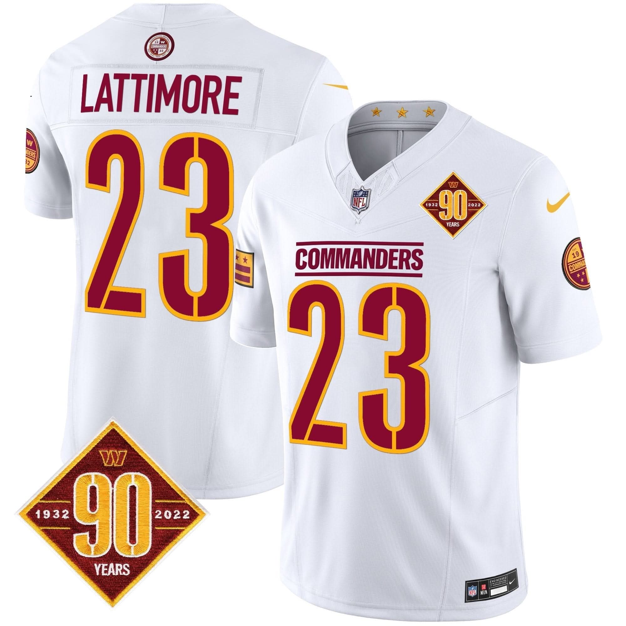 WC 90th Anniversary Patch Vapor Limited Jersey