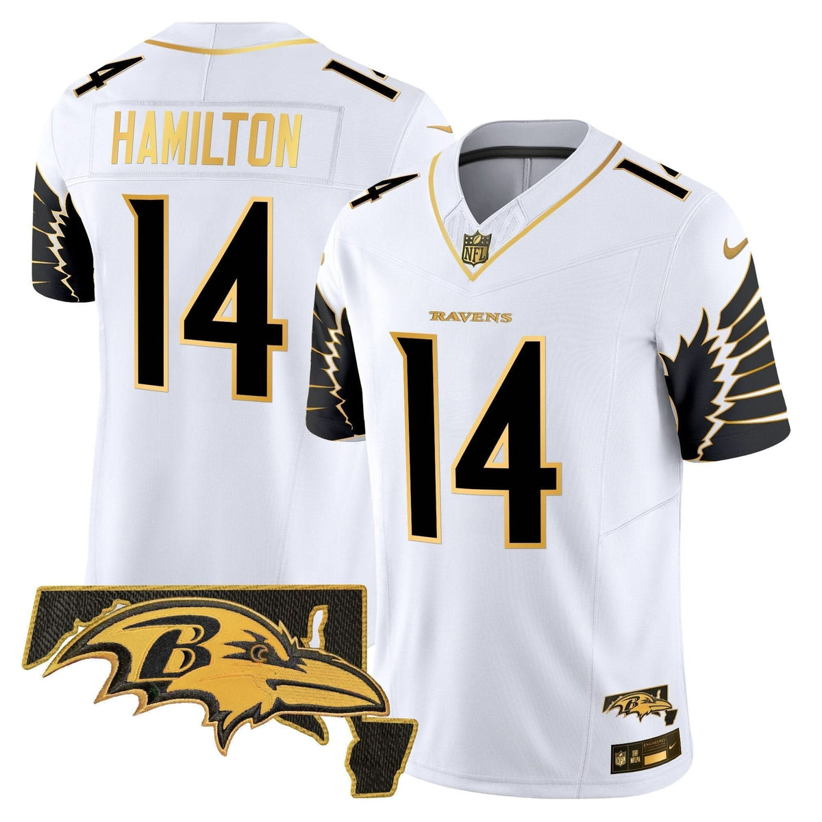 BAL Maryland Patch Gold Vapor Limited Jersey V2