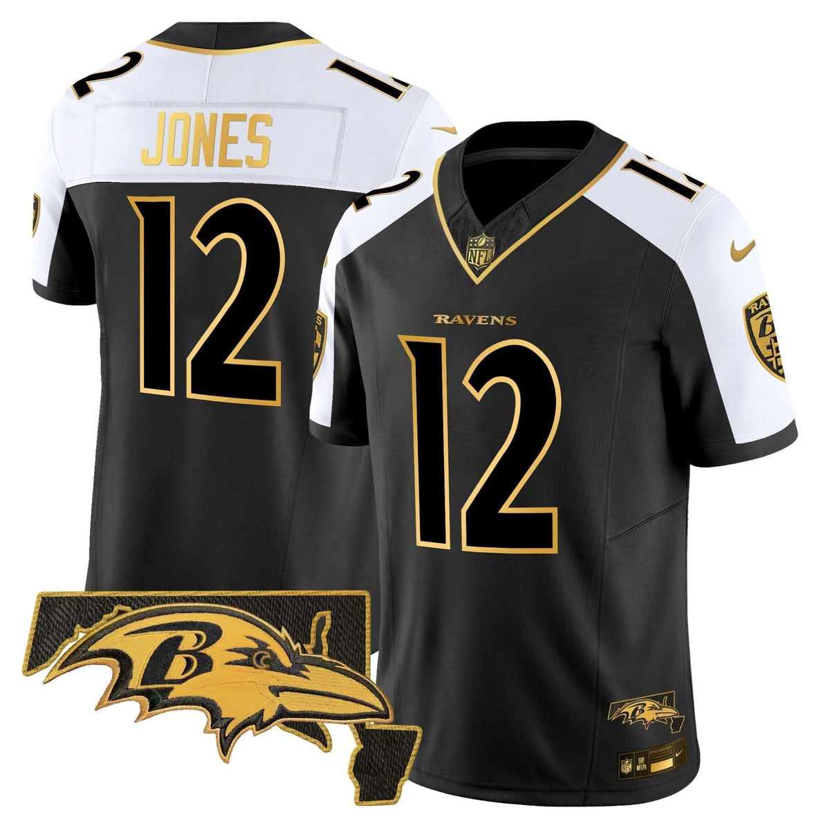 BAL Maryland Patch Gold Vapor Limited Jersey V2