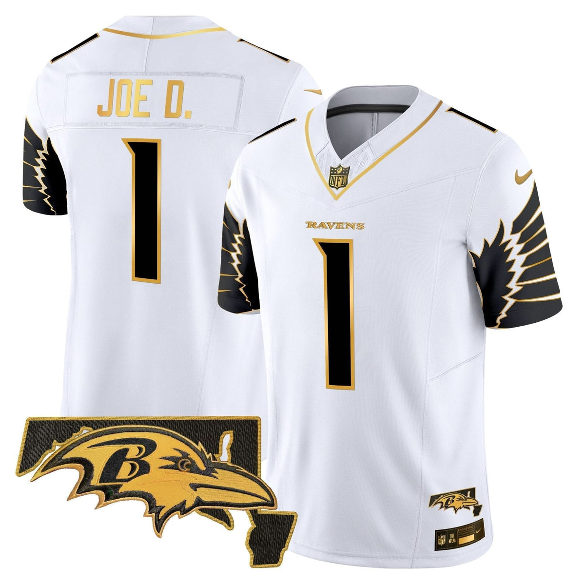 BAL Maryland Patch Gold Vapor Limited Jersey V2