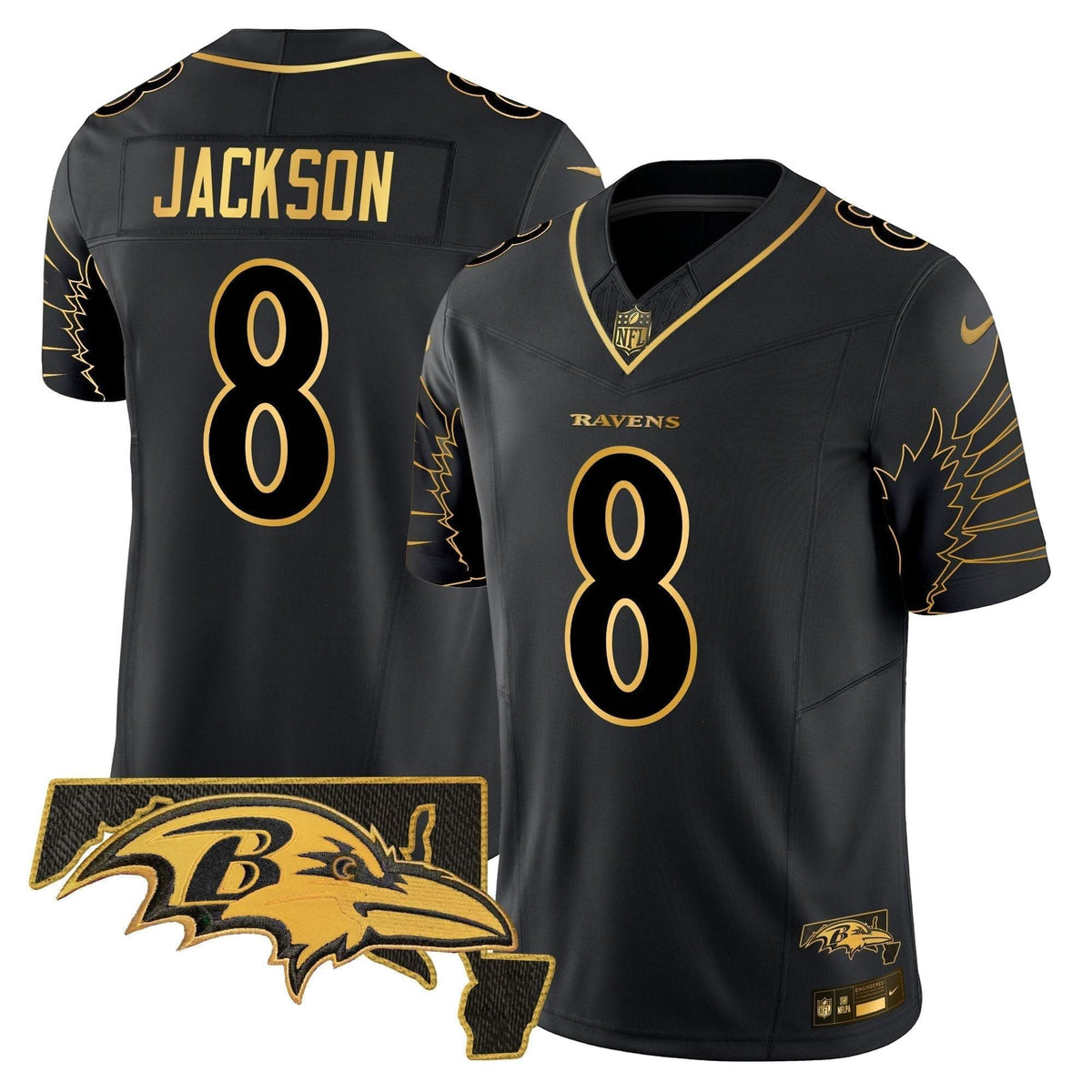 BAL Maryland Patch Gold Vapor Limited Jersey V2