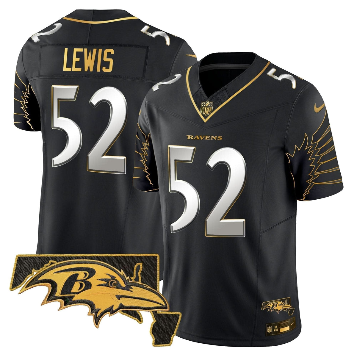 BAL Maryland Patch Gold Vapor Limited Jersey V2