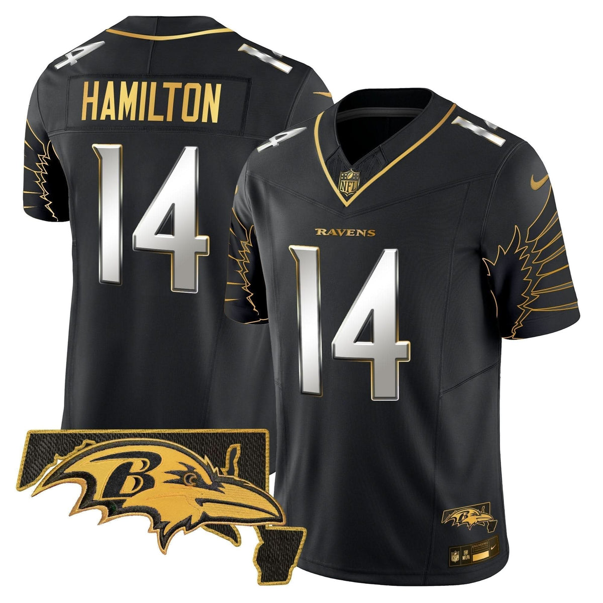 BAL Maryland Patch Gold Vapor Limited Jersey V2