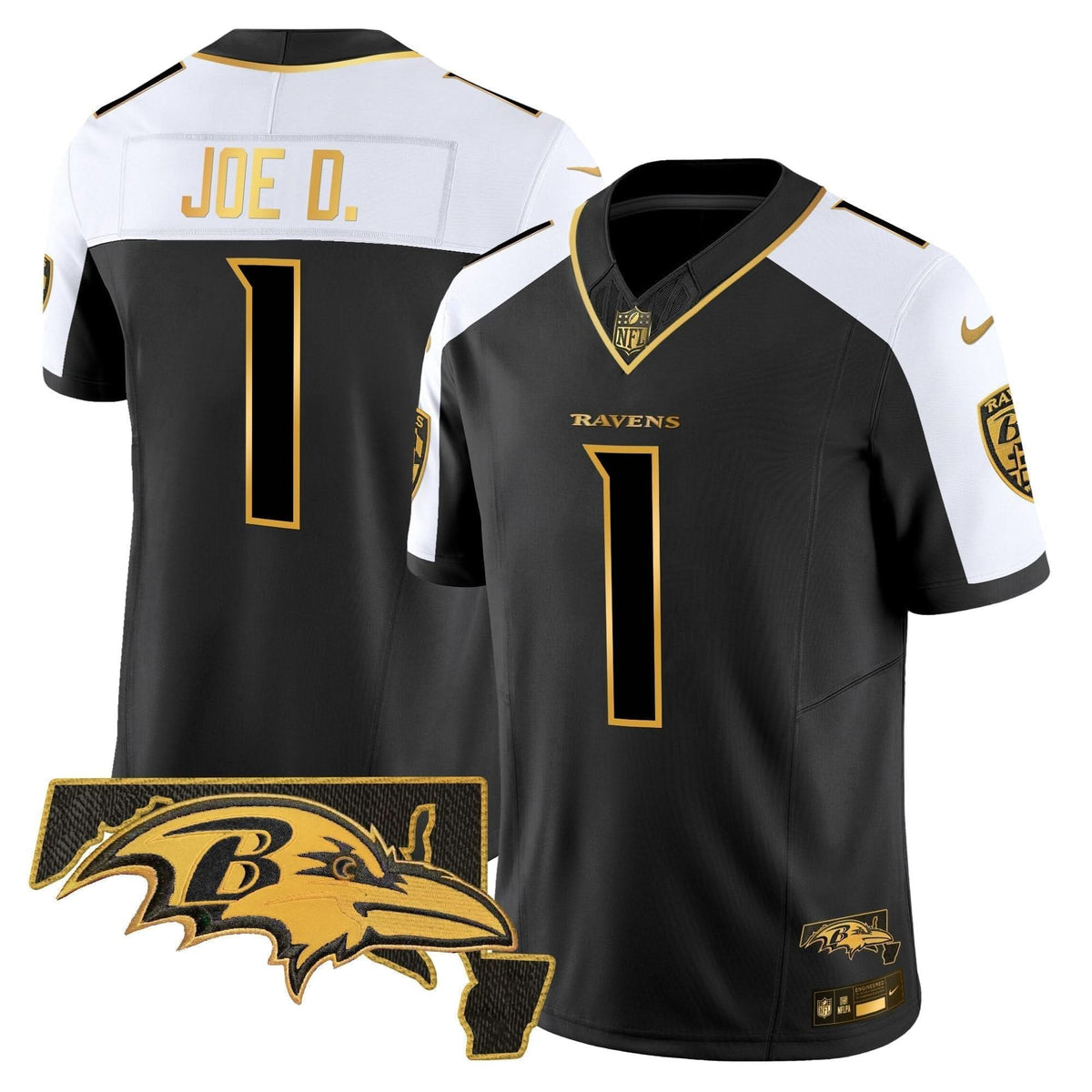 BAL Maryland Patch Gold Vapor Limited Jersey V2