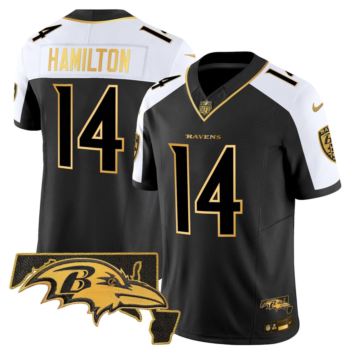 BAL Maryland Patch Gold Vapor Limited Jersey V2