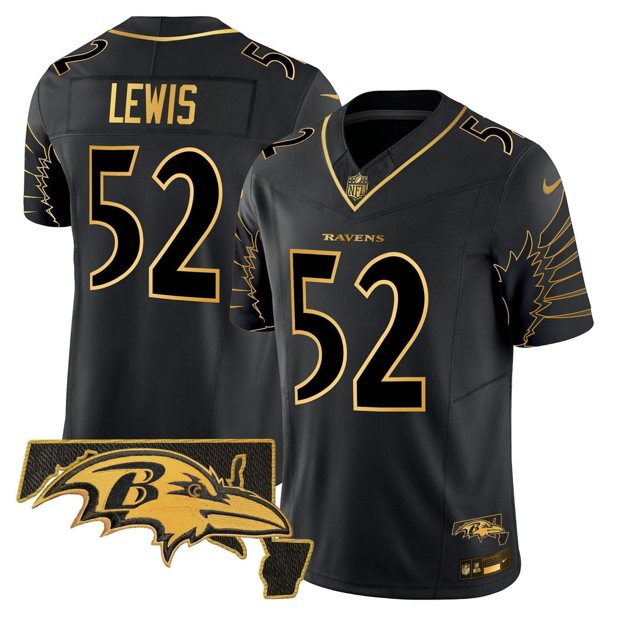 BAL Maryland Patch Gold Vapor Limited Jersey V2