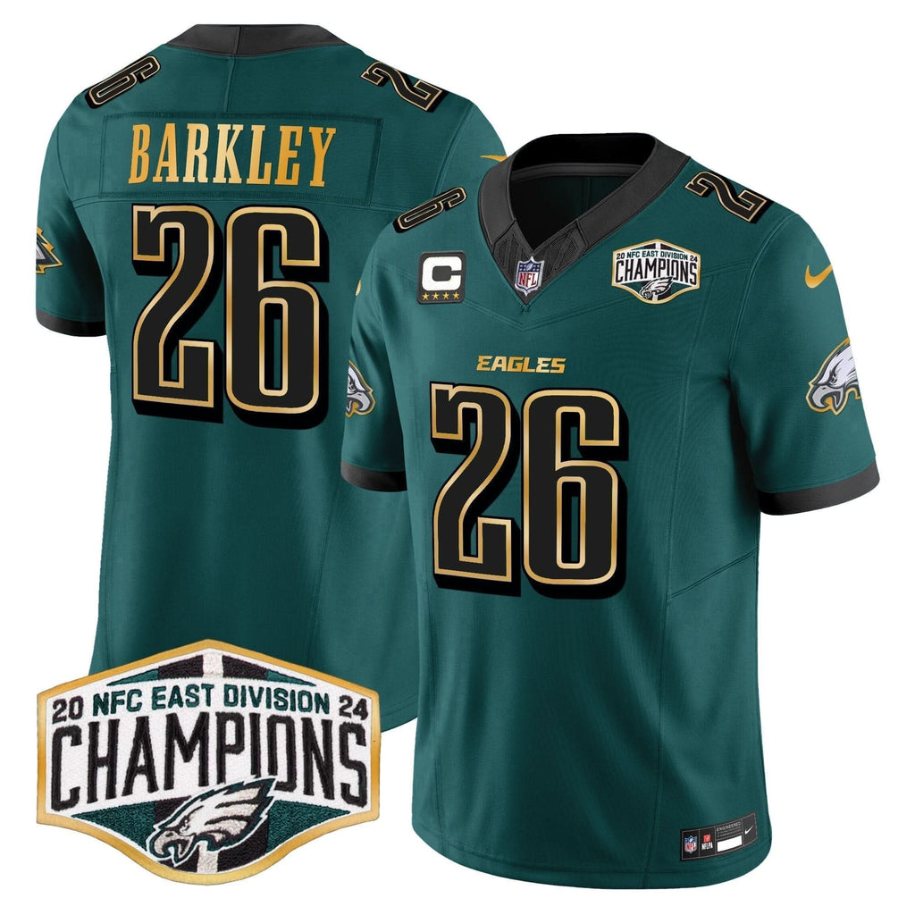 PHI 2024 NFC East Division Champions Gold Trim Vapor Limited Jersey