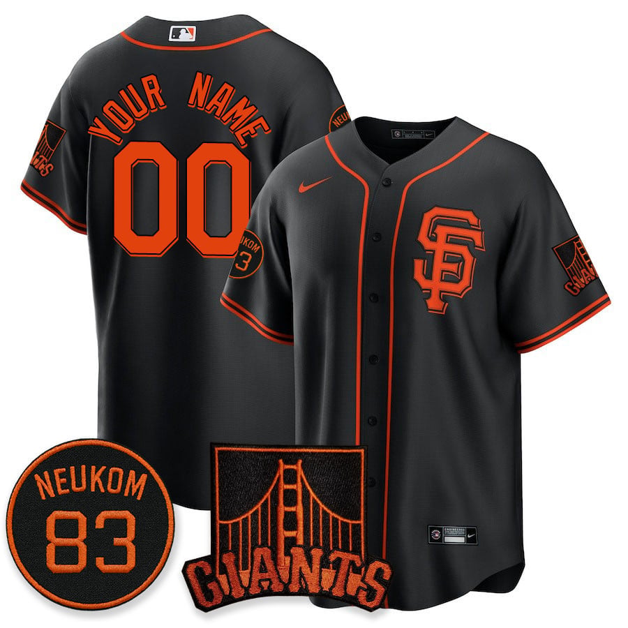 Men's San Francisco Giants Bill Neukom Memorial 2025 Jersey - All Stitched