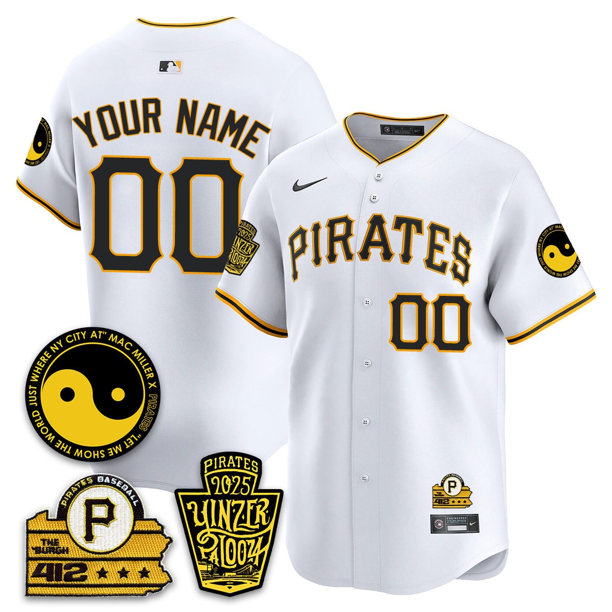 Men's Pittsburgh Pirates Yinzerpalooza 2025 Limited Jersey - All Stitched