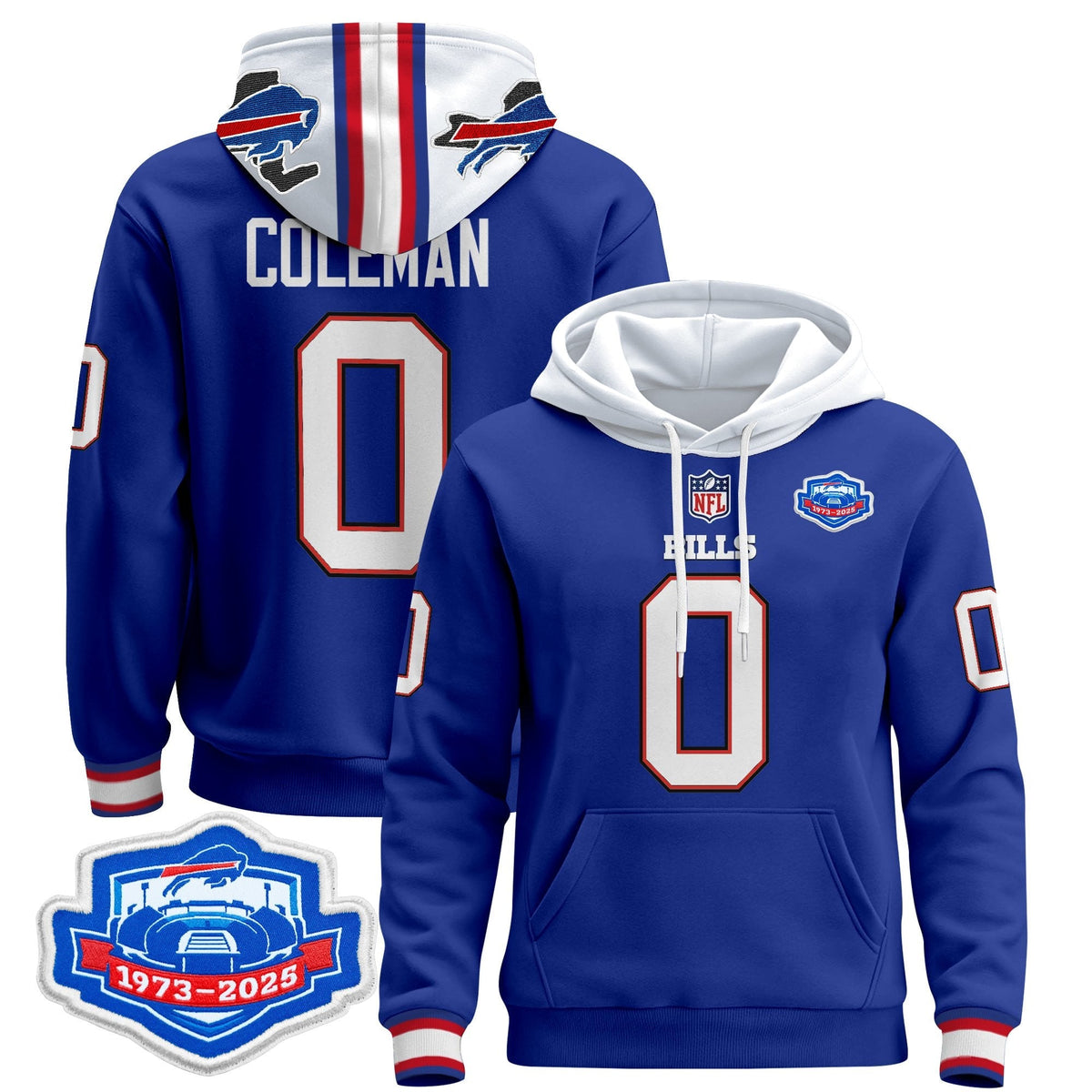 BUF 2025 Farewell Season Patch Pullover Hoodie - All Stitched