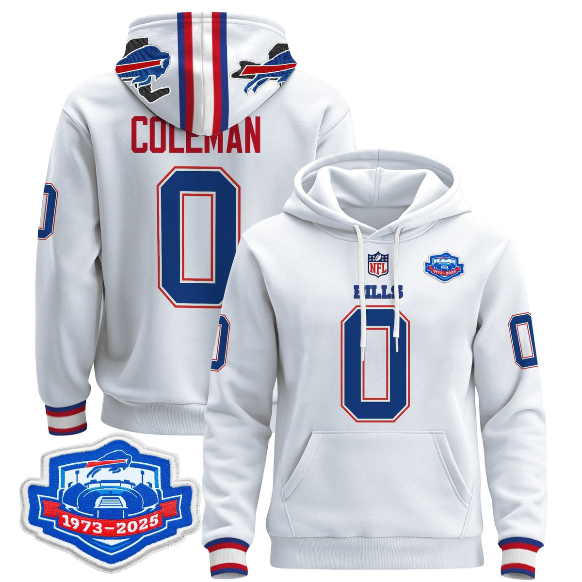 BUF 2025 Farewell Season Patch Pullover Hoodie - All Stitched