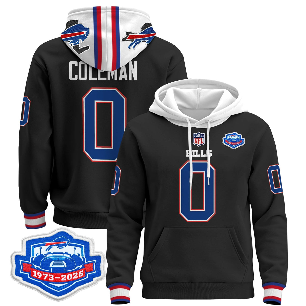 BUF 2025 Farewell Season Patch Pullover Hoodie - All Stitched