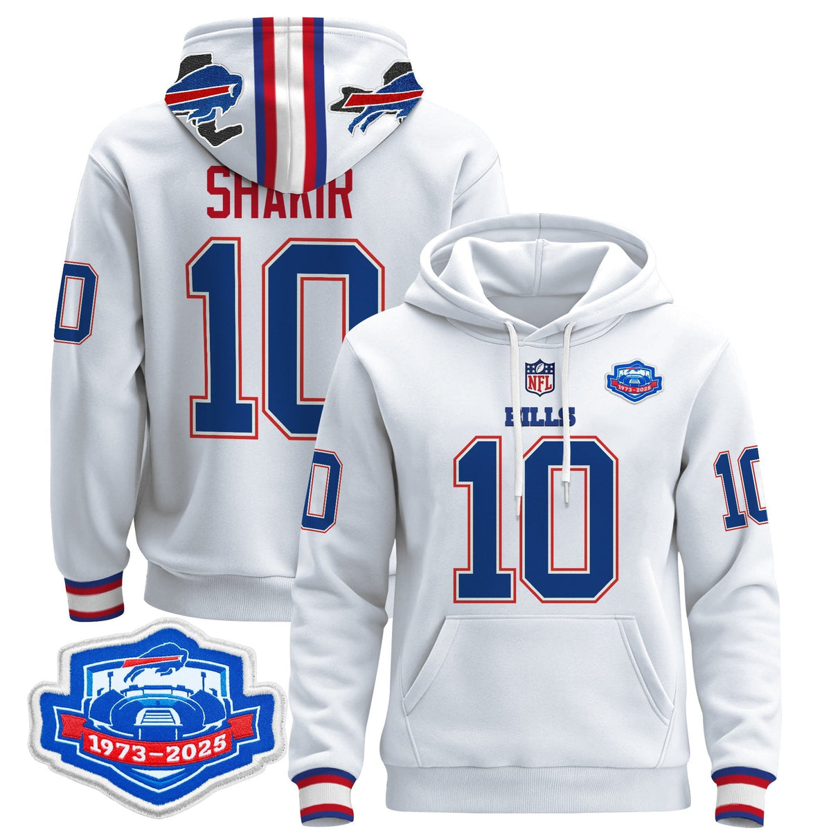 BUF 2025 Farewell Season Patch Pullover Hoodie - All Stitched