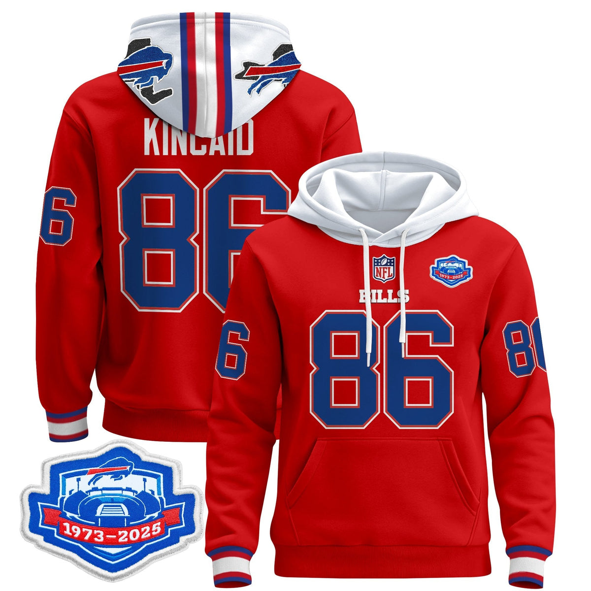 BUF 2025 Farewell Season Patch Pullover Hoodie - All Stitched
