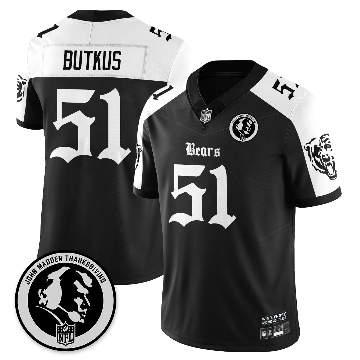 CHI Gothic Vapor Limited Jersey - John Madden Patch