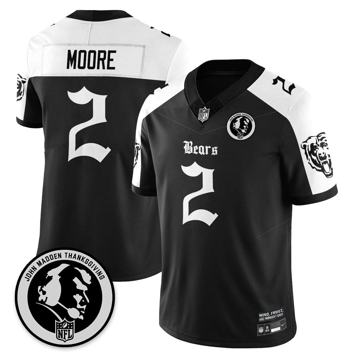 CHI Gothic Vapor Limited Jersey - John Madden Patch