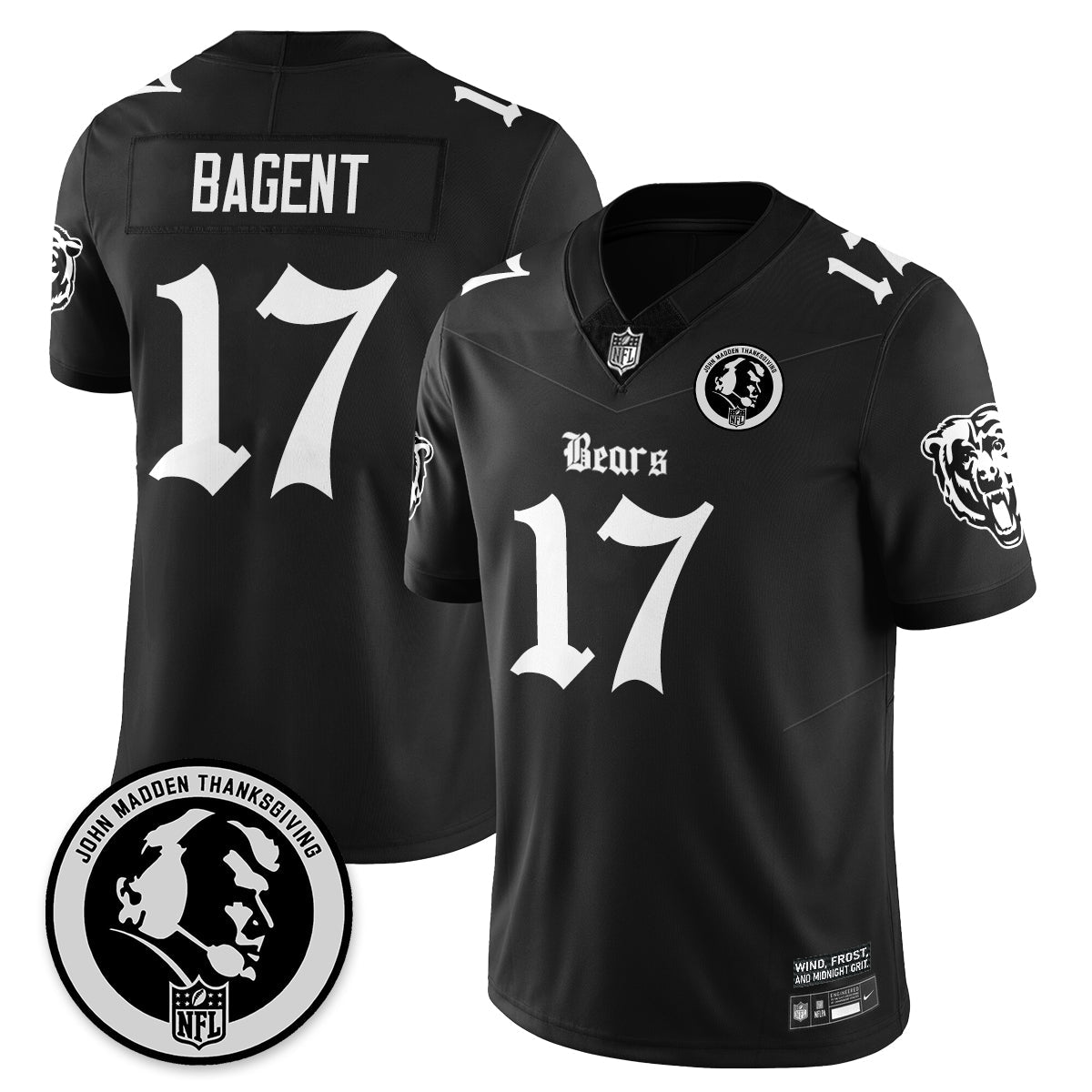 CHI Gothic Vapor Limited Jersey - John Madden Patch