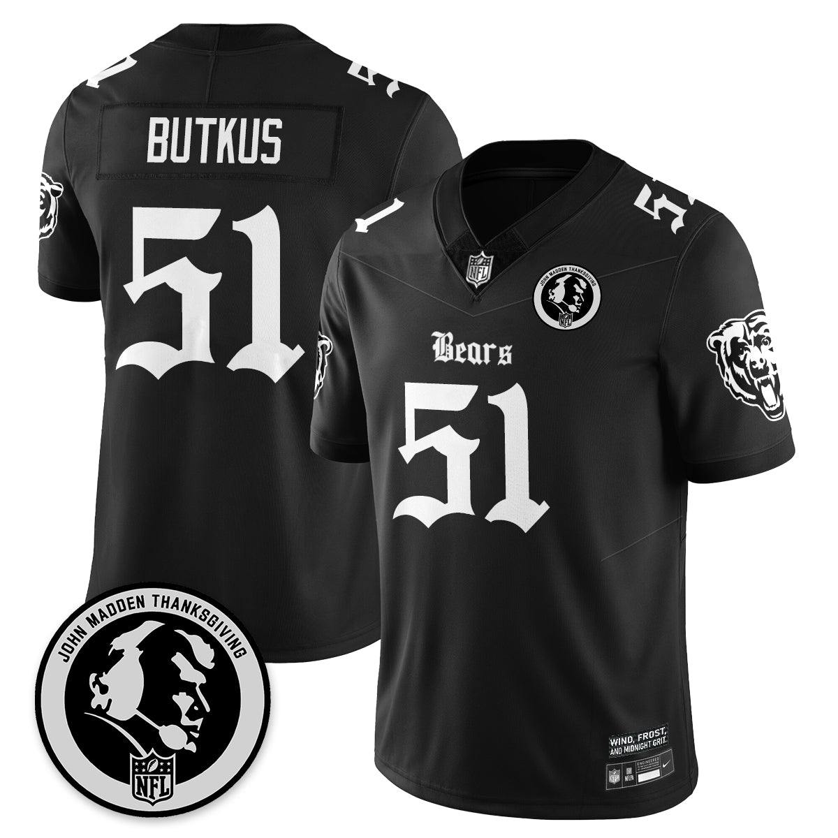 CHI Gothic Vapor Limited Jersey - John Madden Patch