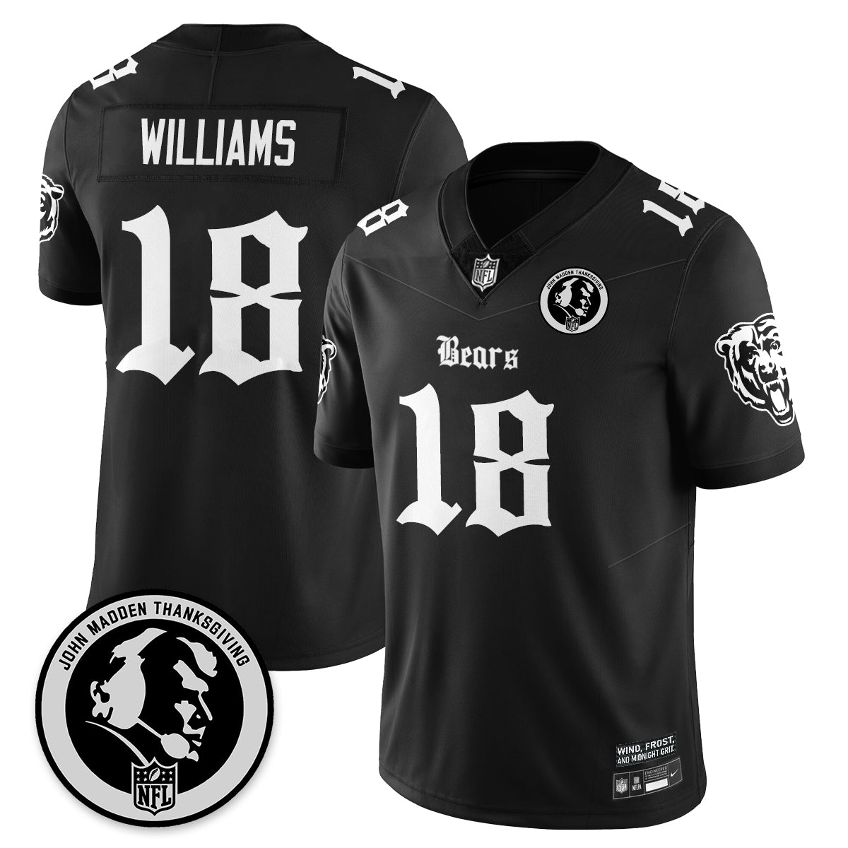 CHI Gothic Vapor Limited Jersey - John Madden Patch