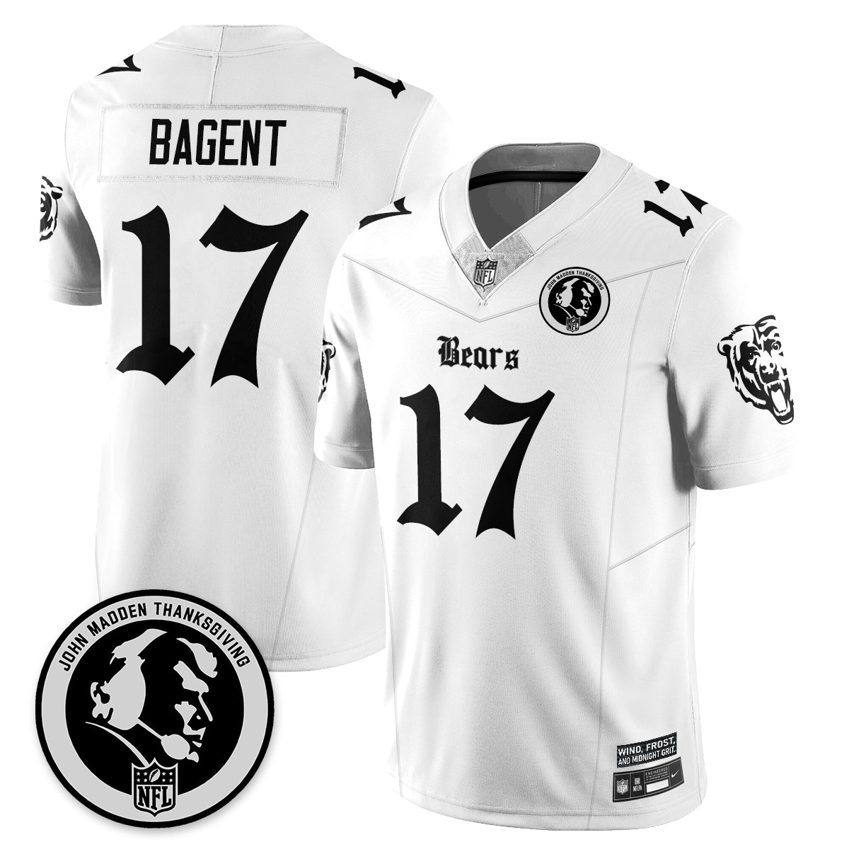 CHI Gothic Vapor Limited Jersey - John Madden Patch