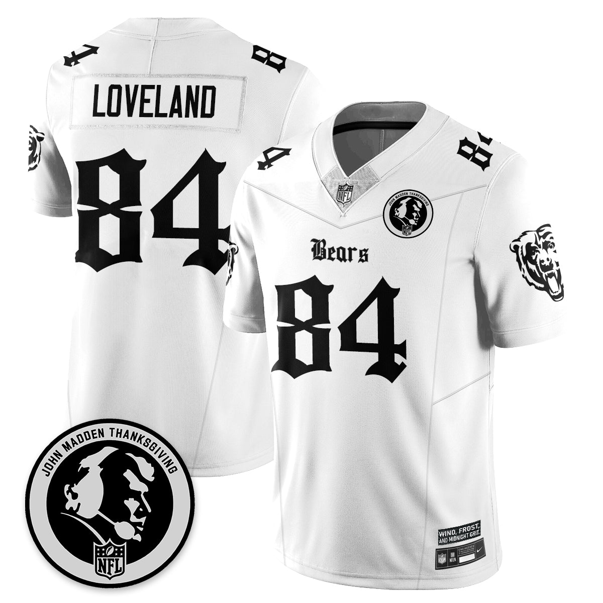 CHI Gothic Vapor Limited Jersey - John Madden Patch
