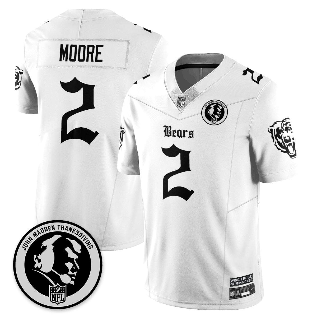 CHI Gothic Vapor Limited Jersey - John Madden Patch