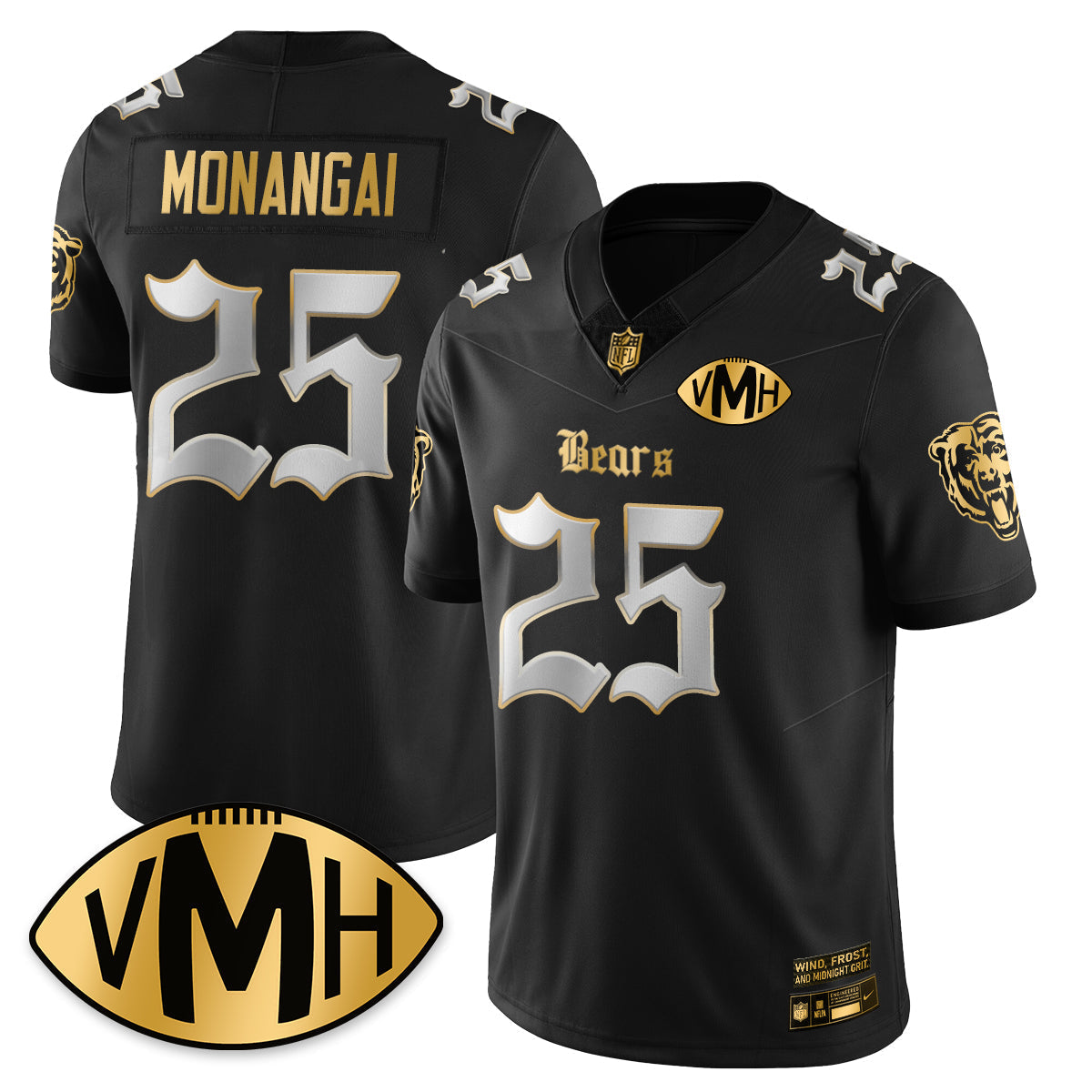 CHI VMH Tribute Patch Vapor Limited Gold Jersey