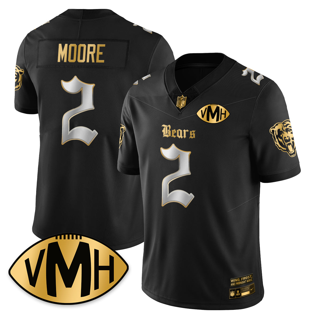 CHI VMH Tribute Patch Vapor Limited Gold Jersey