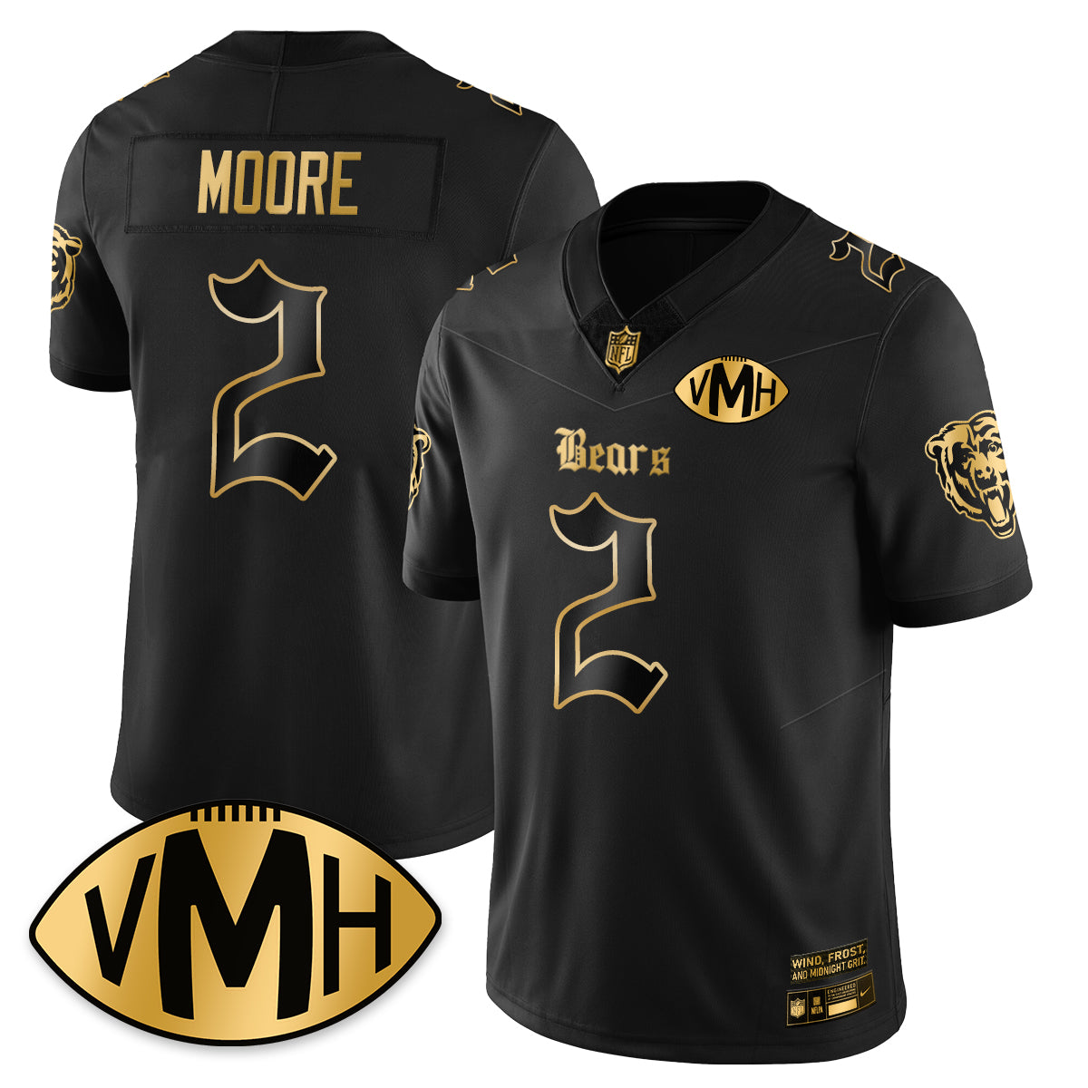 CHI VMH Tribute Patch Vapor Limited Gold Jersey