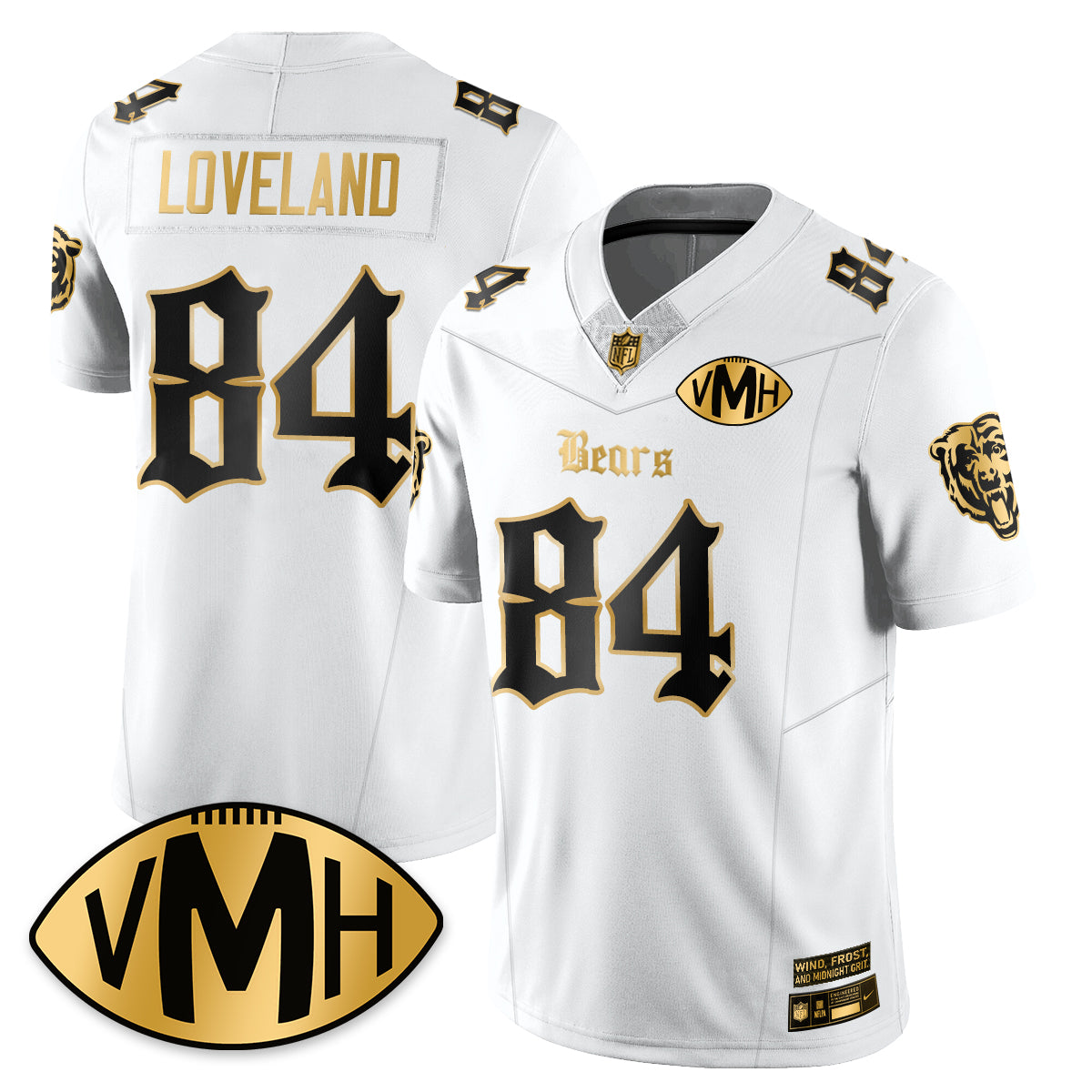 CHI VMH Tribute Patch Vapor Limited Gold Jersey