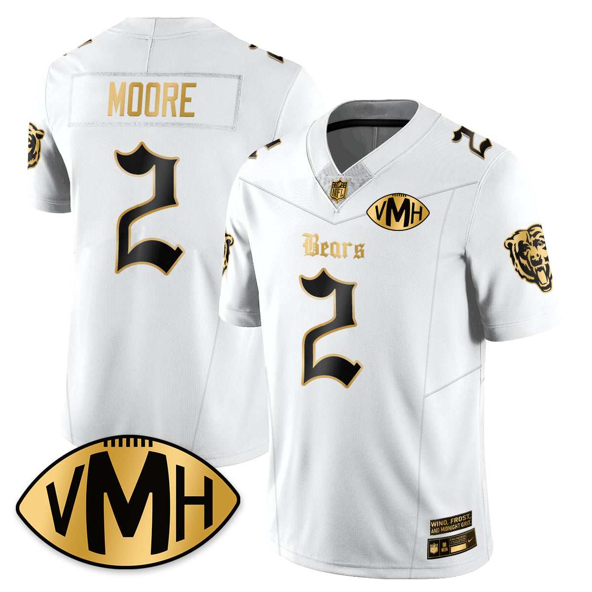 CHI VMH Tribute Patch Vapor Limited Gold Jersey