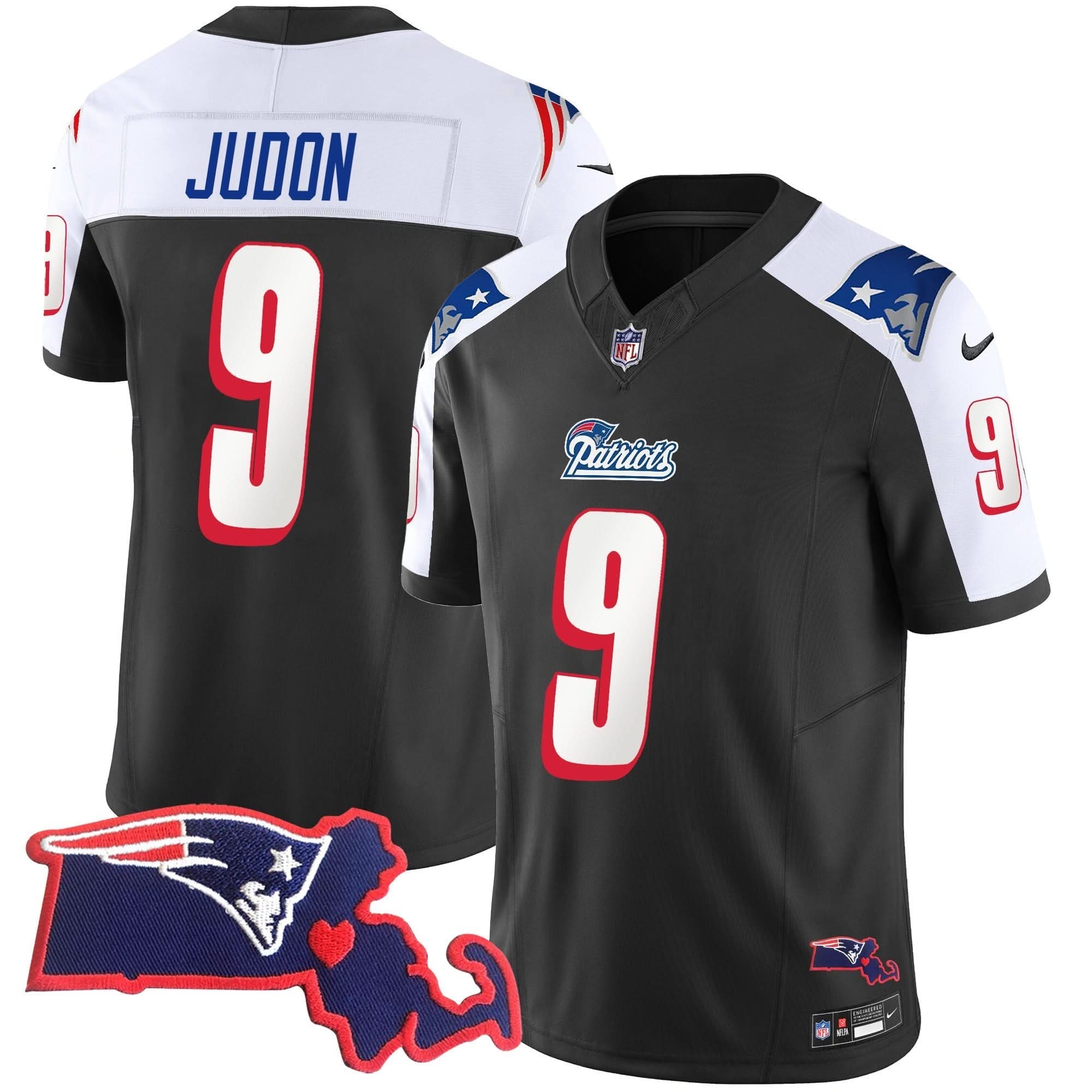 NE 1996 Throwback State Patch Vapor Jersey