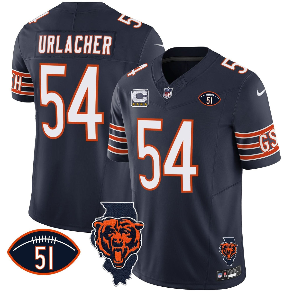 CHI Illinois Patch Vapor Jersey