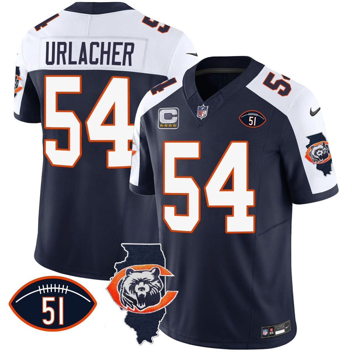 CHI Throwback Illinois Patch Vapor Jersey