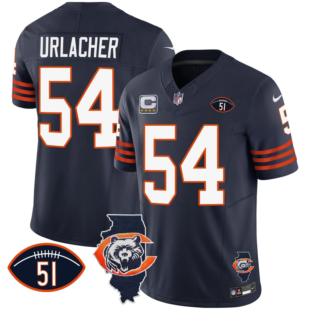CHI Throwback Illinois Patch Vapor Jersey