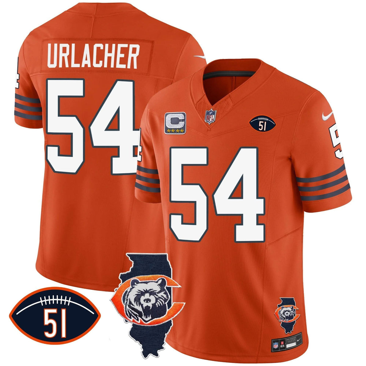 CHI Throwback Illinois Patch Vapor Jersey