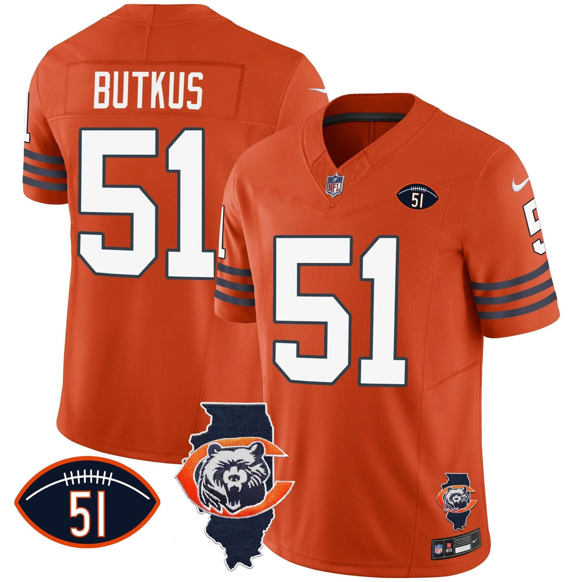 CHI Throwback Illinois Patch Vapor Jersey