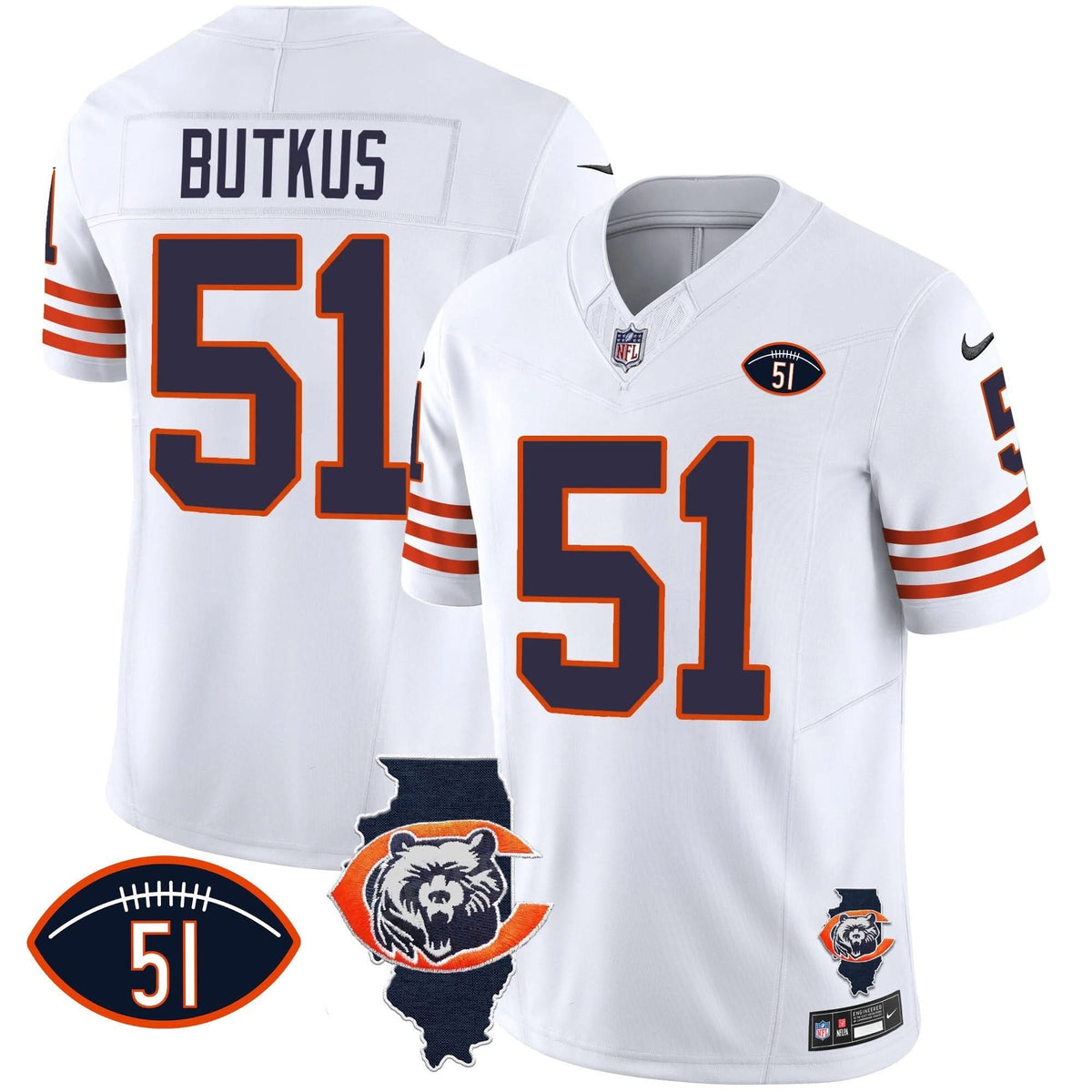 CHI Throwback Illinois Patch Vapor Jersey